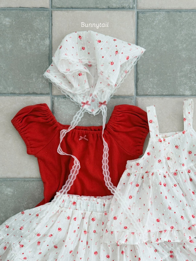 Bunnytail - Korean Children Fashion - #littlefashionista - Flower Head Scarf - 8