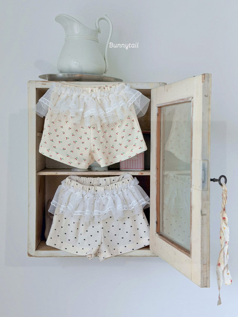Bunnytail - Korean Children Fashion - #littlefashionista - Cherry Heart Pants