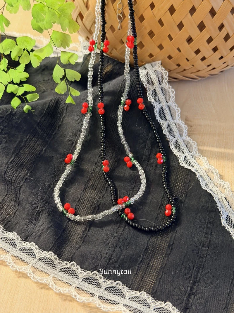 Bunnytail - Korean Children Fashion - #magicofchildhood - Cherry Necklace - 11