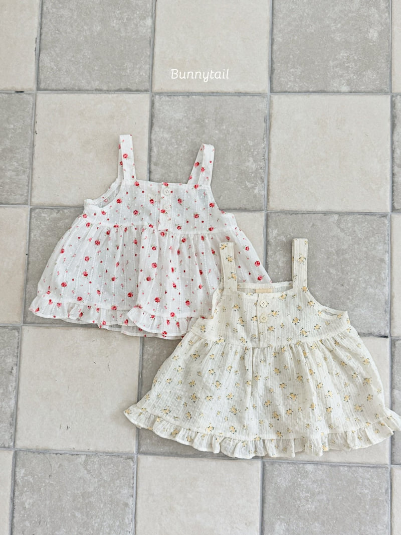 Bunnytail - Korean Children Fashion - #magicofchildhood - Flower Blouse - 3