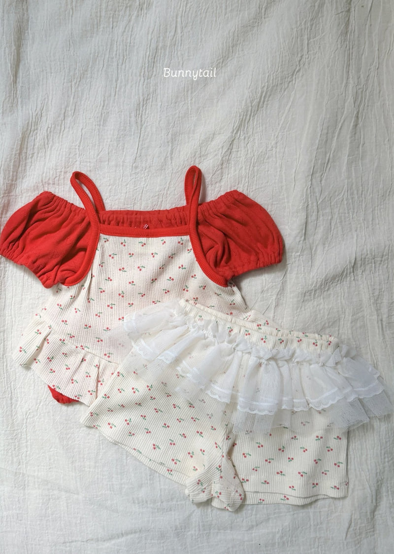 Bunnytail - Korean Children Fashion - #minifashionista - Cherry Heart Tee - 8