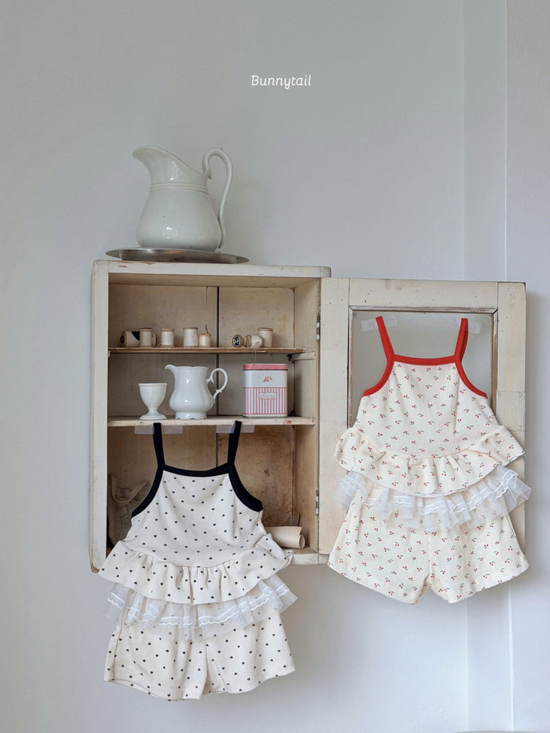 Bunnytail - Korean Children Fashion - #minifashionista - Cherry Heart Pants - 3