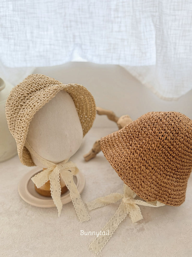 Bunnytail - Korean Children Fashion - #stylishchildhood - Lace Bonnet