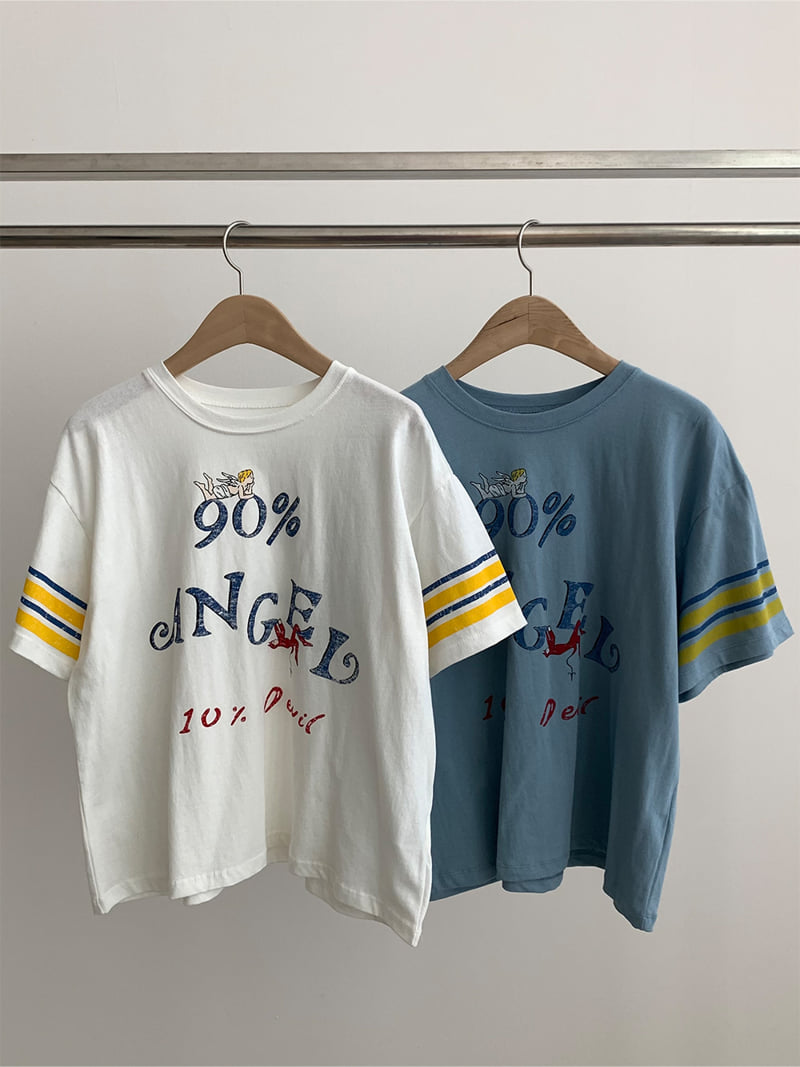 Chav - Korean Women Fashion - #momslook - Angel Tee - 7