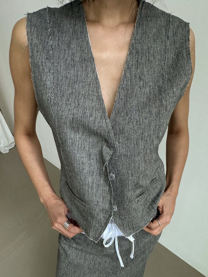 Chav - Korean Women Fashion - #momslook - Mariette Vest - 10