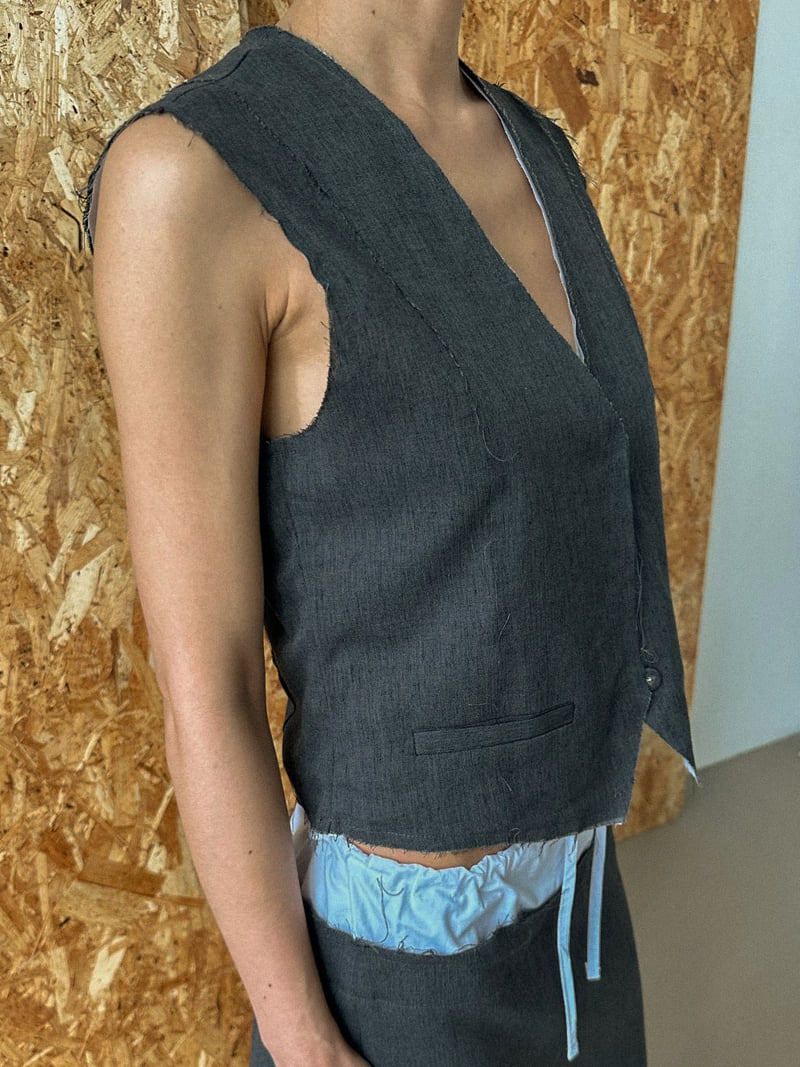 Chav - Korean Women Fashion - #momslook - Mariette Vest - 2