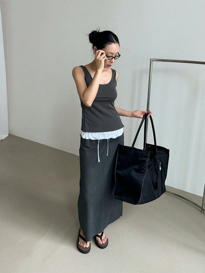 Chav - Korean Women Fashion - #momslook - Choice Sleeveless Shirt - 6