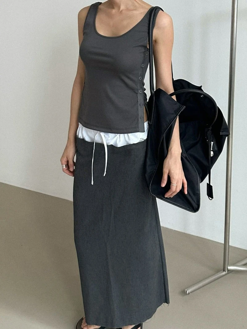 Chav - Korean Women Fashion - #momslook - Choice Sleeveless Shirt - 7