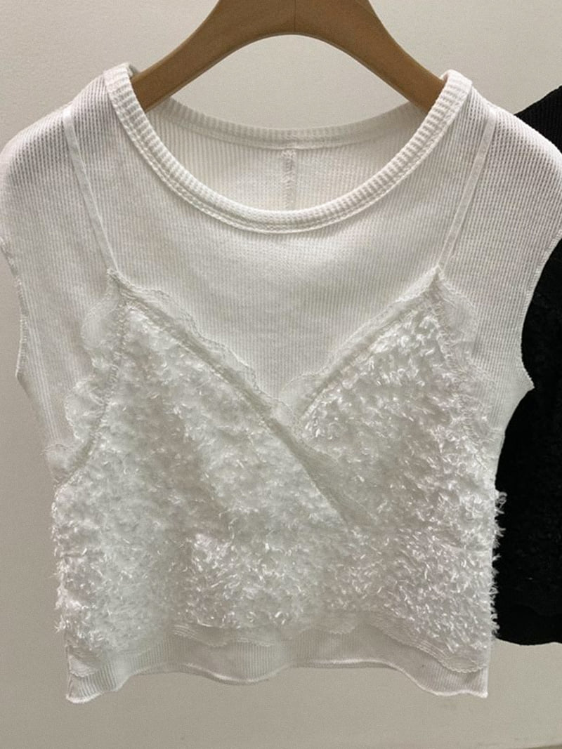 Chav - Korean Women Fashion - #momslook - Swan Tee - 7