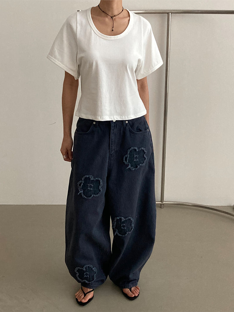 Chav - Korean Women Fashion - #womensfashion - Lily's Flower Pants - 2