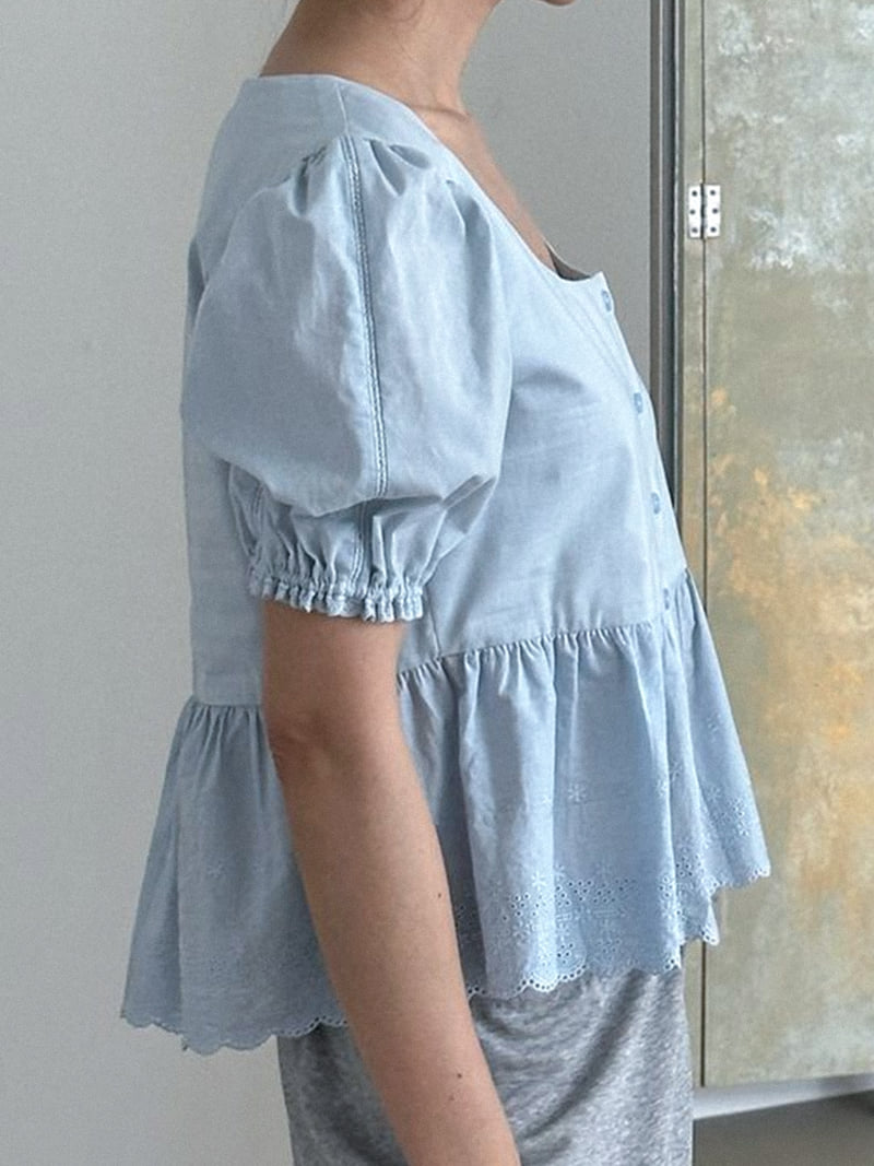 Chav - Korean Women Fashion - #womensfashion - Together Blouse - 5