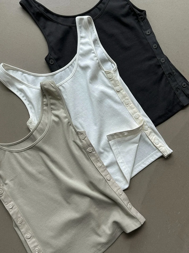 Chav - Korean Women Fashion - #womensfashion - Choice Sleeveless Shirt - 5