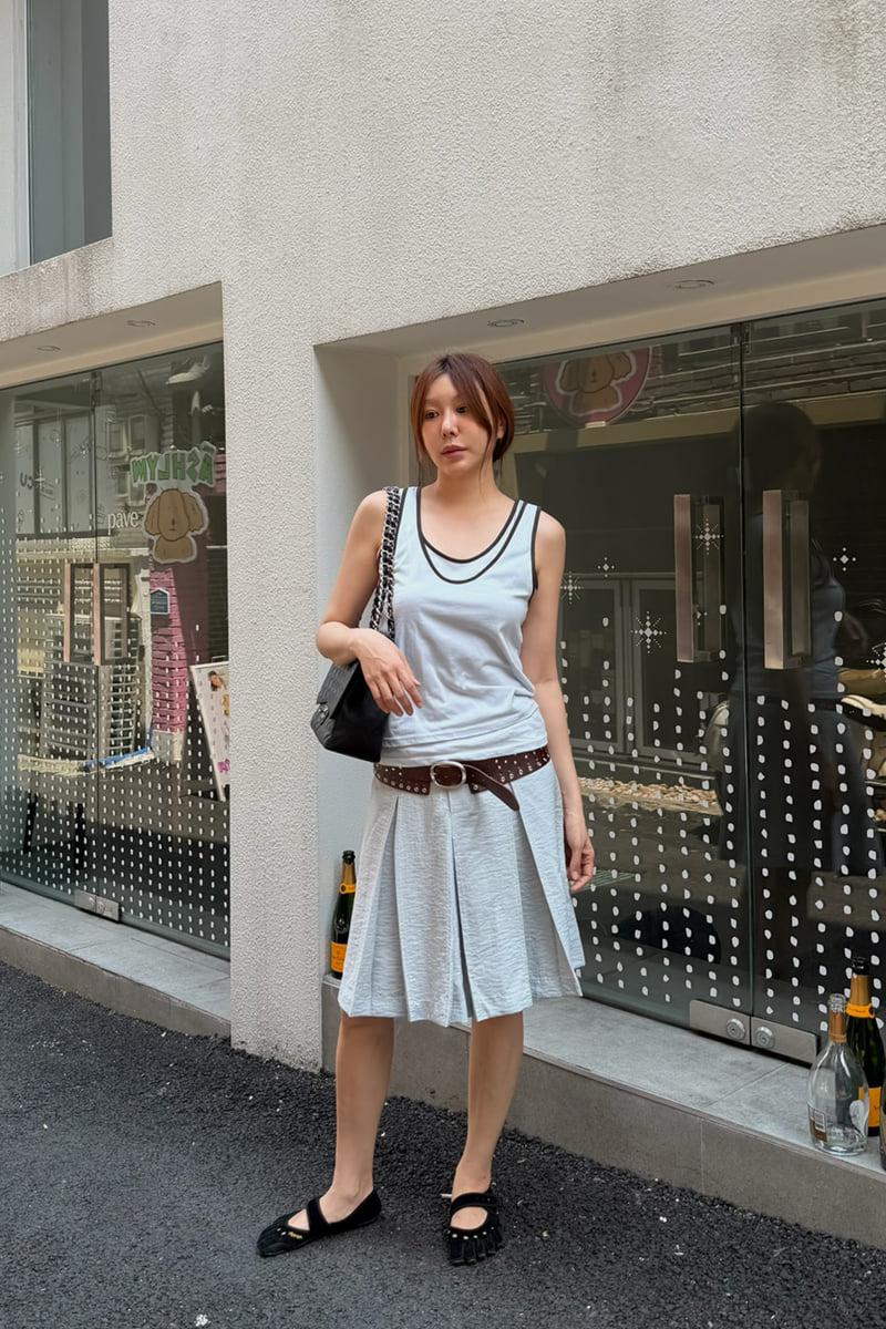 Connaught - Korean Women Fashion - #momslook - Hoshi Gathered Skirt - 8