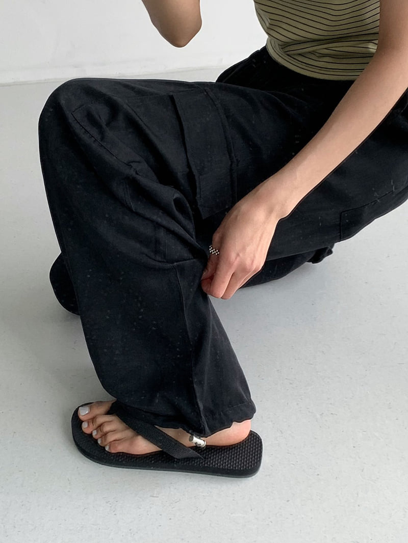 Cover - Korean Women Fashion - #momslook - Summer Wave Cargo Pants