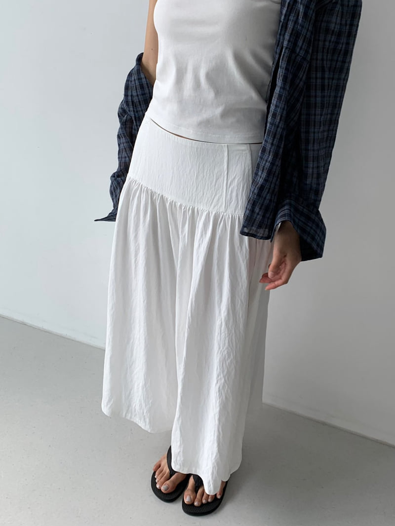 Cover - Korean Women Fashion - #womensfashion - Dressy Shirred Skirt - 4