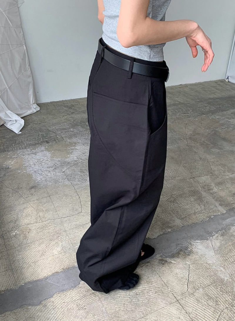 Cover - Korean Women Fashion - #momslook - Buddy Curved Pants - 8