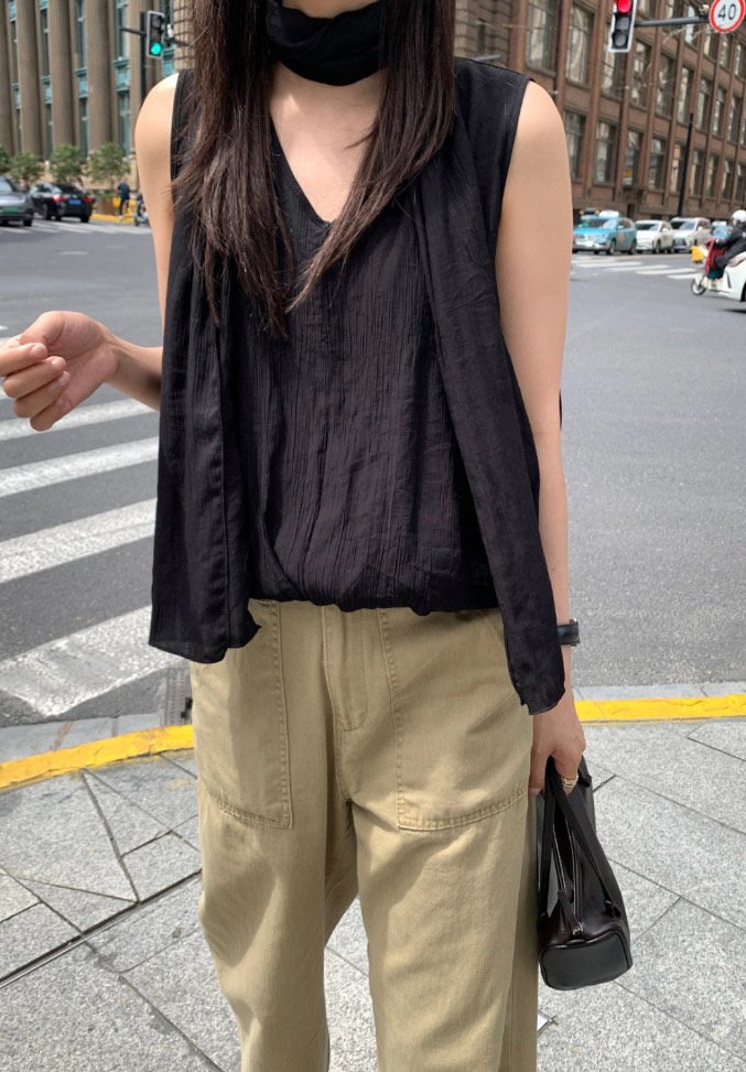 Cover - Korean Women Fashion - #restrostyle - Light Washed Fatigue Pants - 6