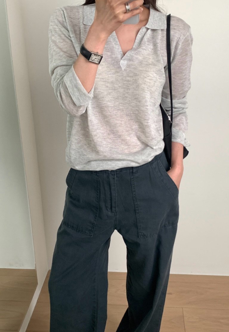 Cover - Korean Women Fashion - #shopsmall - Light Washed Fatigue Pants - 8