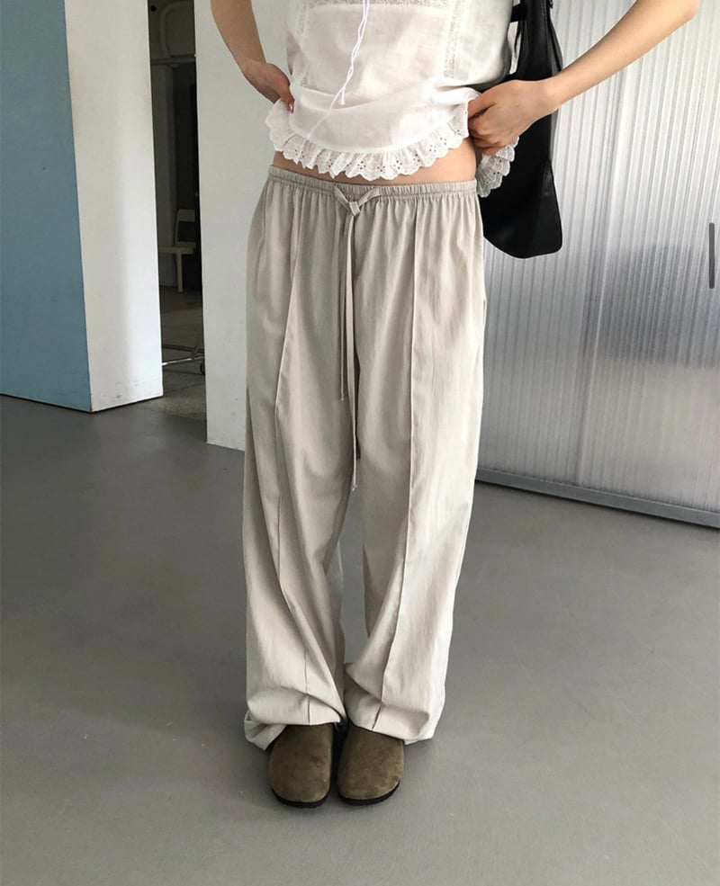 Cover - Korean Women Fashion - #thatsdarling - Vis Cutout Banding Pants