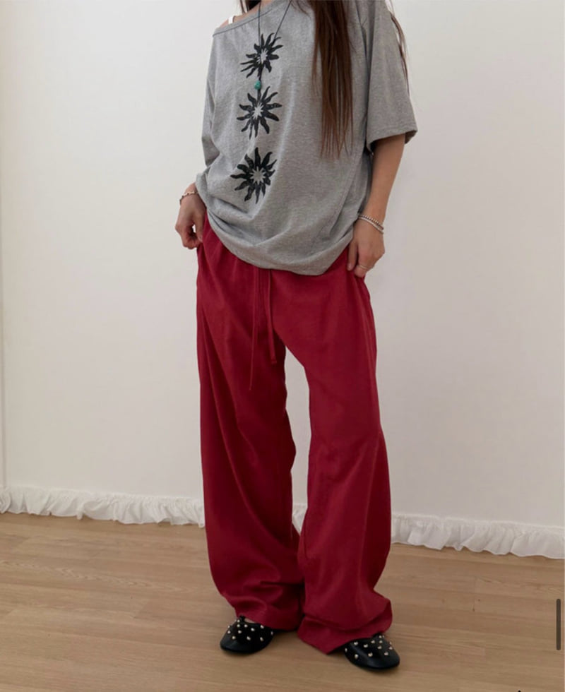 Cover - Korean Women Fashion - #thatsdarling - Ant Banding Pants - 5