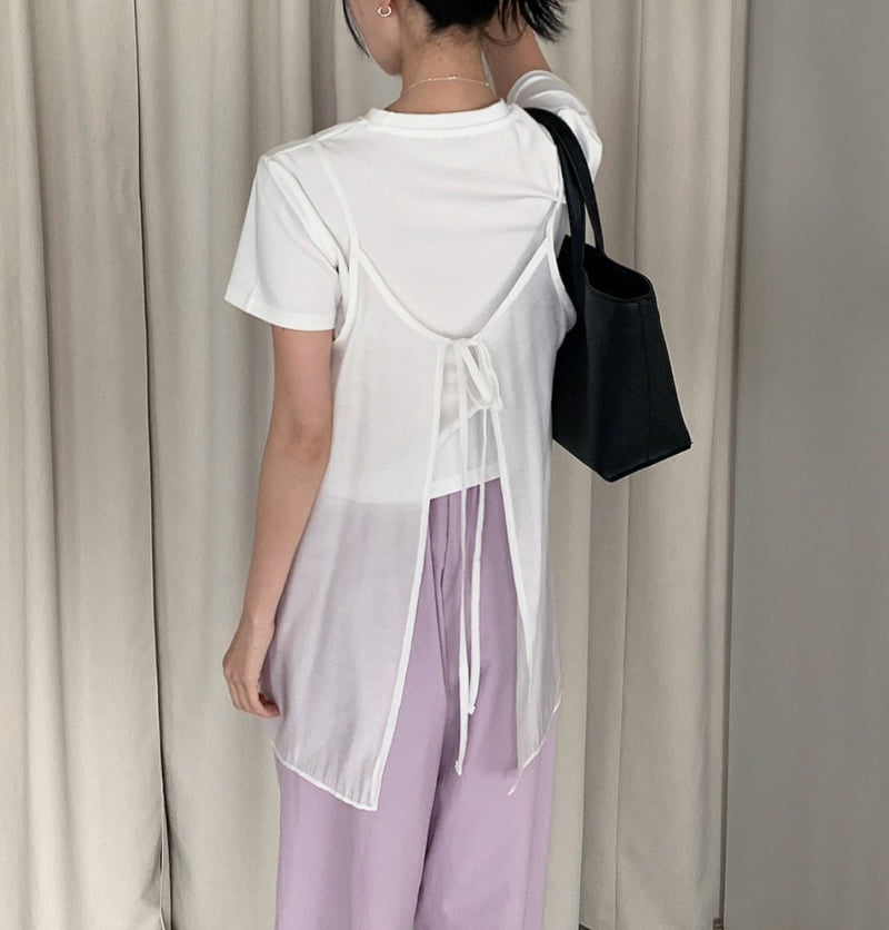 Cover - Korean Women Fashion - #womensfashion - Tie Bustier - 3