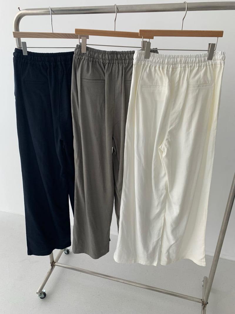 Cover - Korean Women Fashion - #womensfashion - Easy Linen Banding Pants - 8