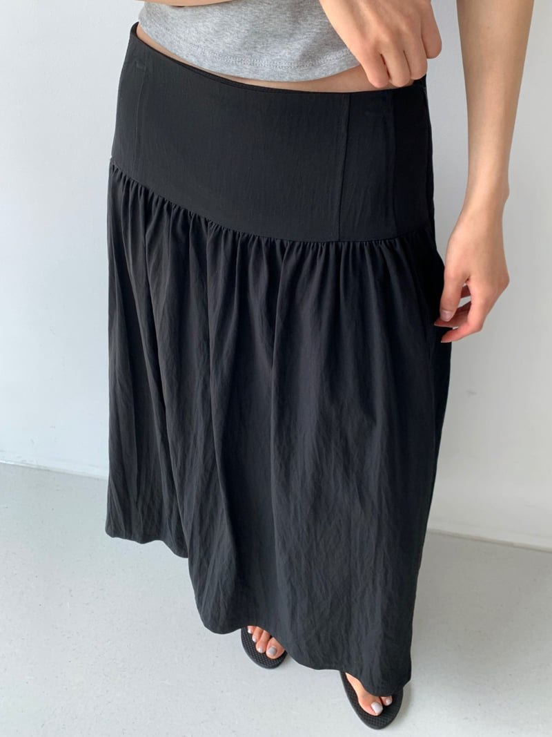 Cover - Korean Women Fashion - #womensfashion - Dressy Shirred Skirt - 7