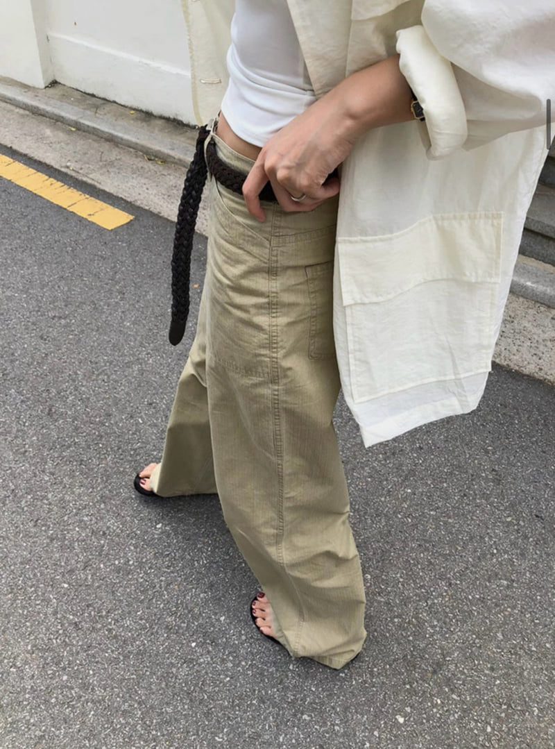 Cover - Korean Women Fashion - #womensfashion - Herringbone Fatigue Pants - 2