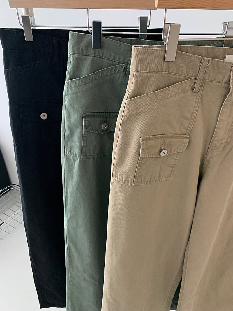 Cover - Korean Women Fashion - #womensfashion - Dobby Cation Pocket Pants - 9