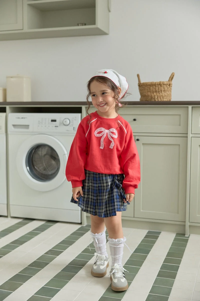 Dalla - Korean Children Fashion - #Kfashion4kids - Colby Check Wrap Skort - 8