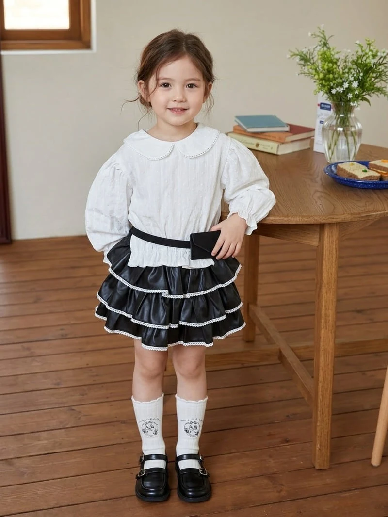Dalla - Korean Children Fashion - #Kfashion4kids - Lala Ruffle Skort - 5