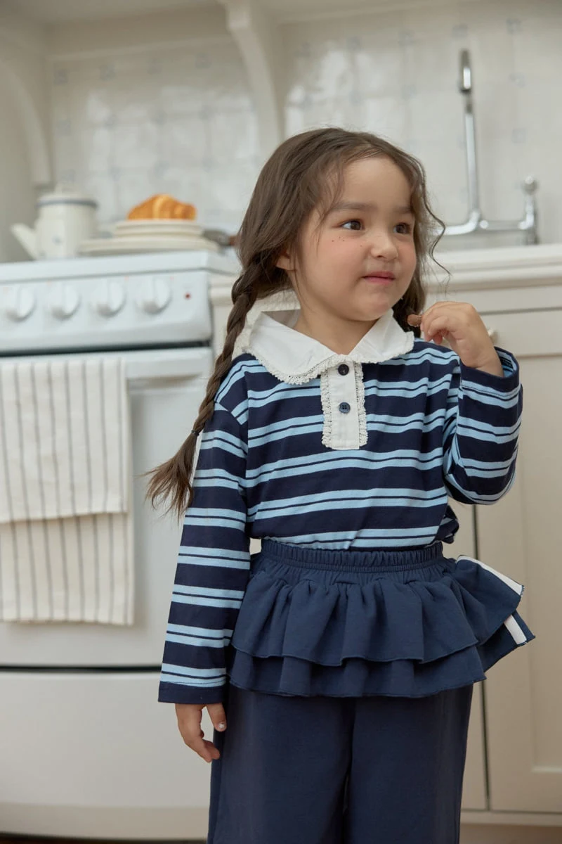 Dalla - Korean Children Fashion - #childofig - Gelato Collar Tee - 5