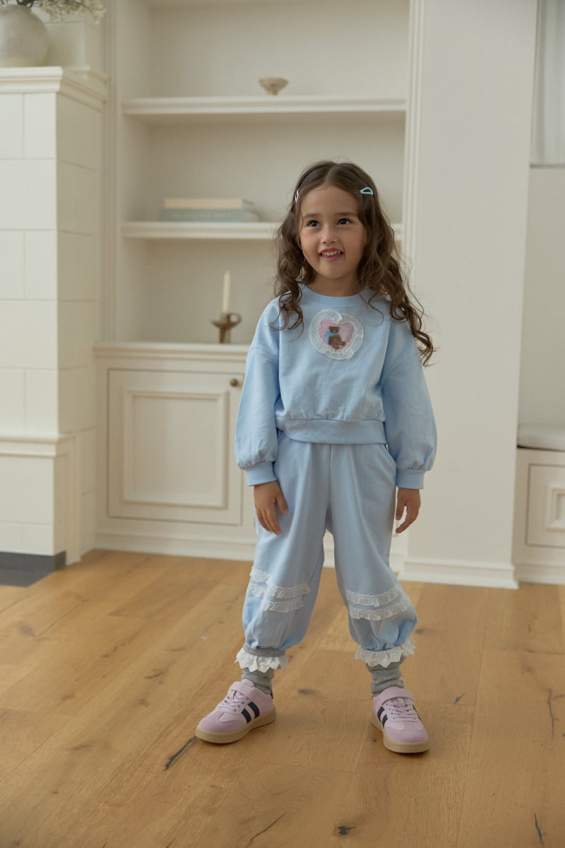 Dalla - Korean Children Fashion - #childofig - Romantic Lace Jogger Pants - 2