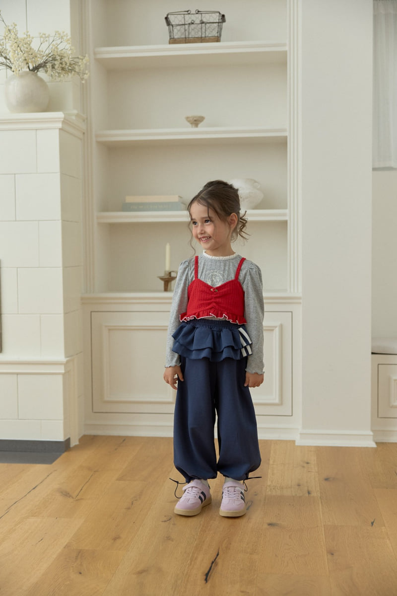 Dalla - Korean Children Fashion - #childofig - Sporty Frill Pants