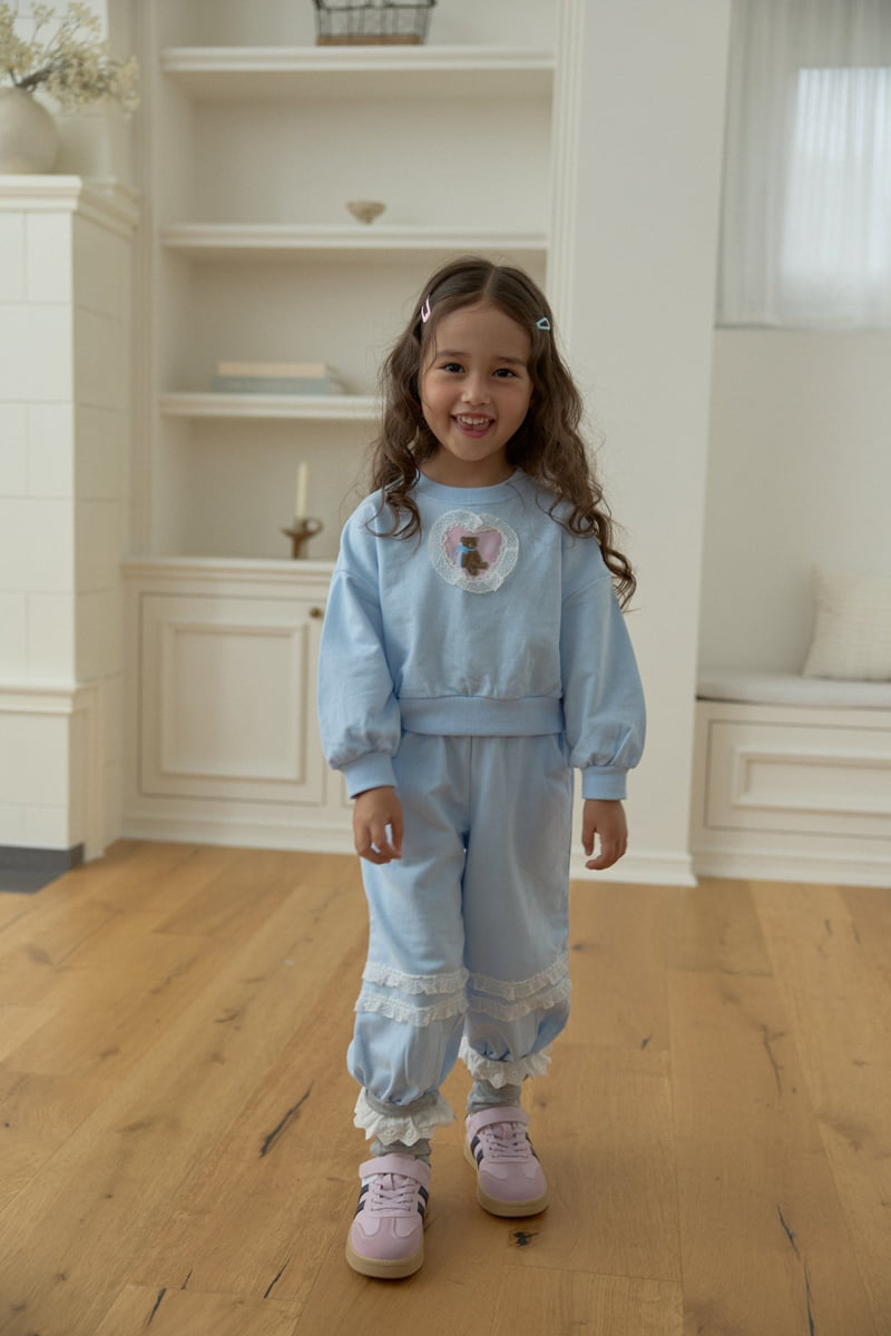 Dalla - Korean Children Fashion - #childrensboutique - Romantic Lace Jogger Pants - 3