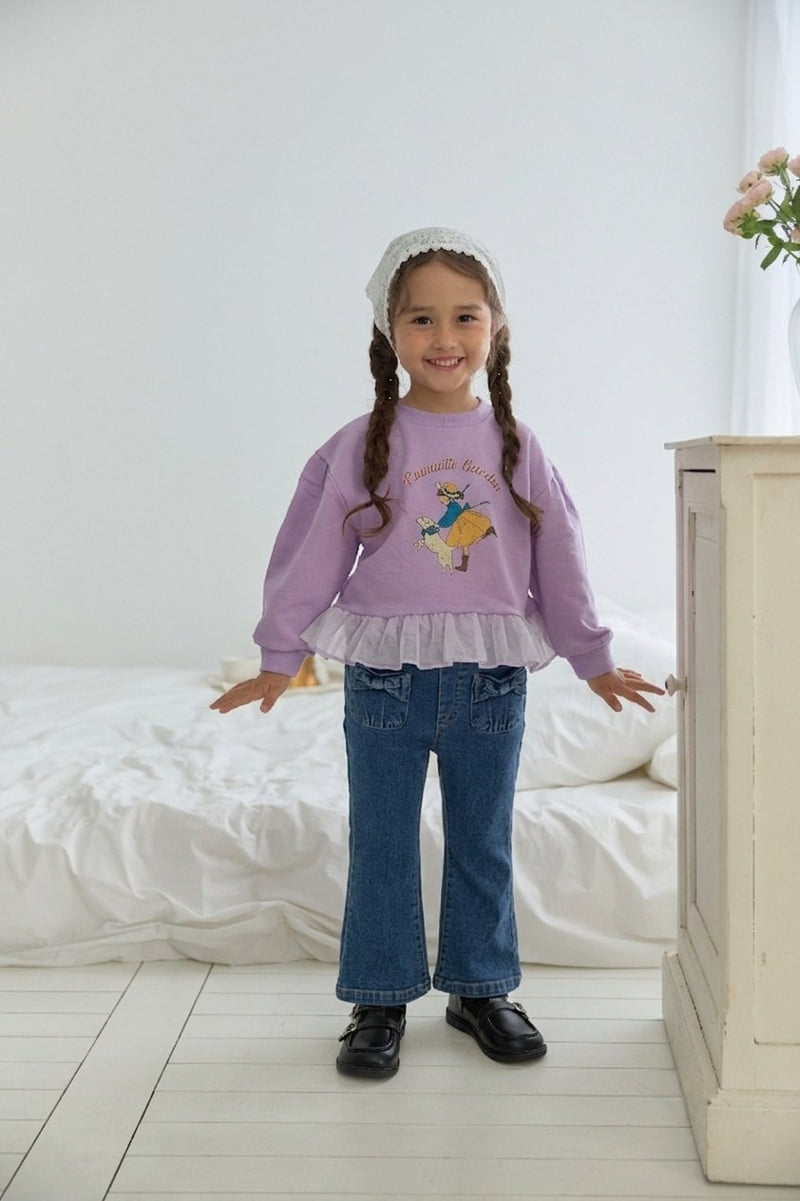 Dalla - Korean Children Fashion - #designkidswear - Girl and Puppy Sweatshirt - 11