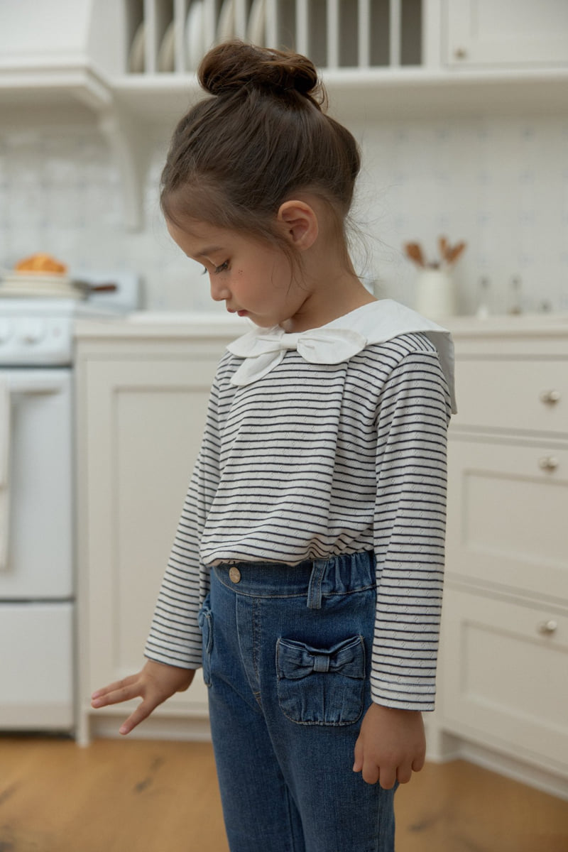 Dalla - Korean Children Fashion - #designkidswear - Sailor Ribbon Tee - 9