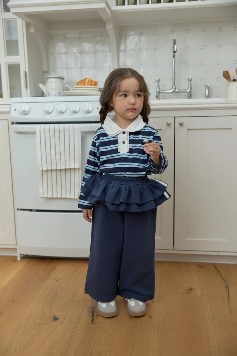 Dalla - Korean Children Fashion - #designkidswear - Gelato Collar Tee - 7