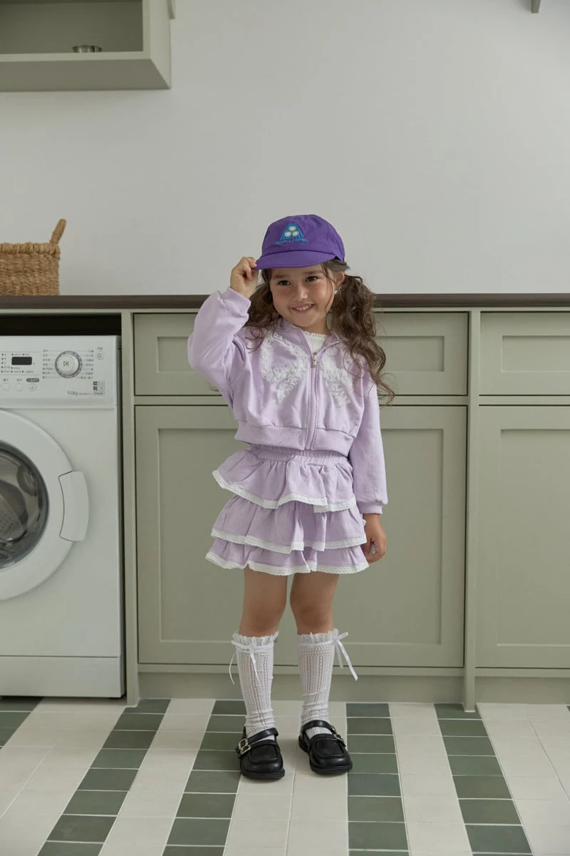 Dalla - Korean Children Fashion - #designkidswear - Butterfly Splash Hooded Jumper - 3