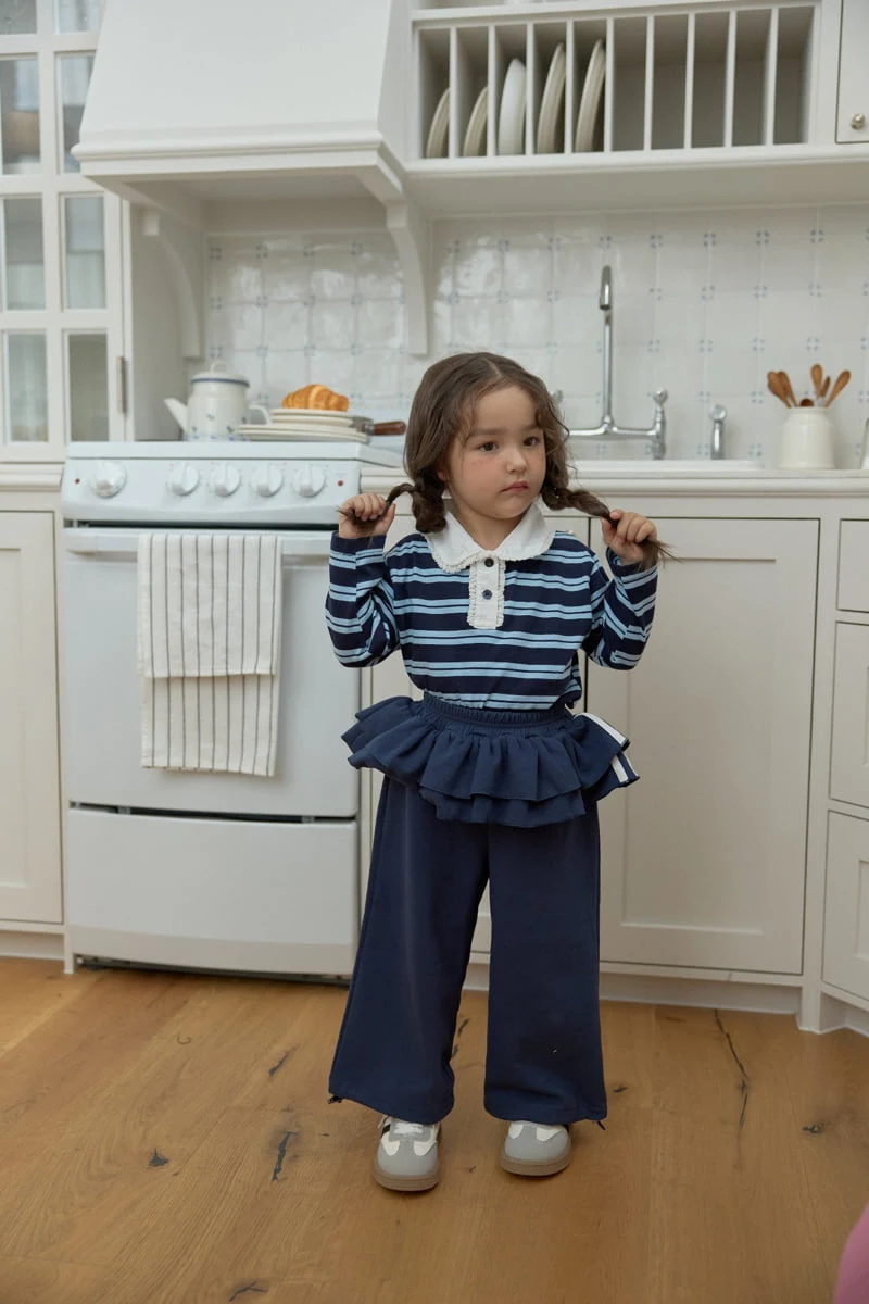Dalla - Korean Children Fashion - #discoveringself - Gelato Collar Tee - 8