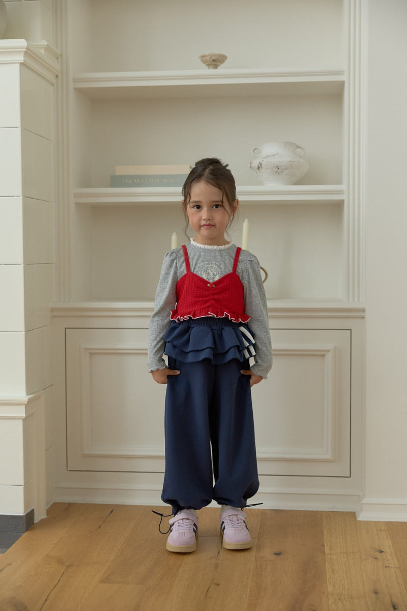 Dalla - Korean Children Fashion - #discoveringself - Happy Bustier - 2