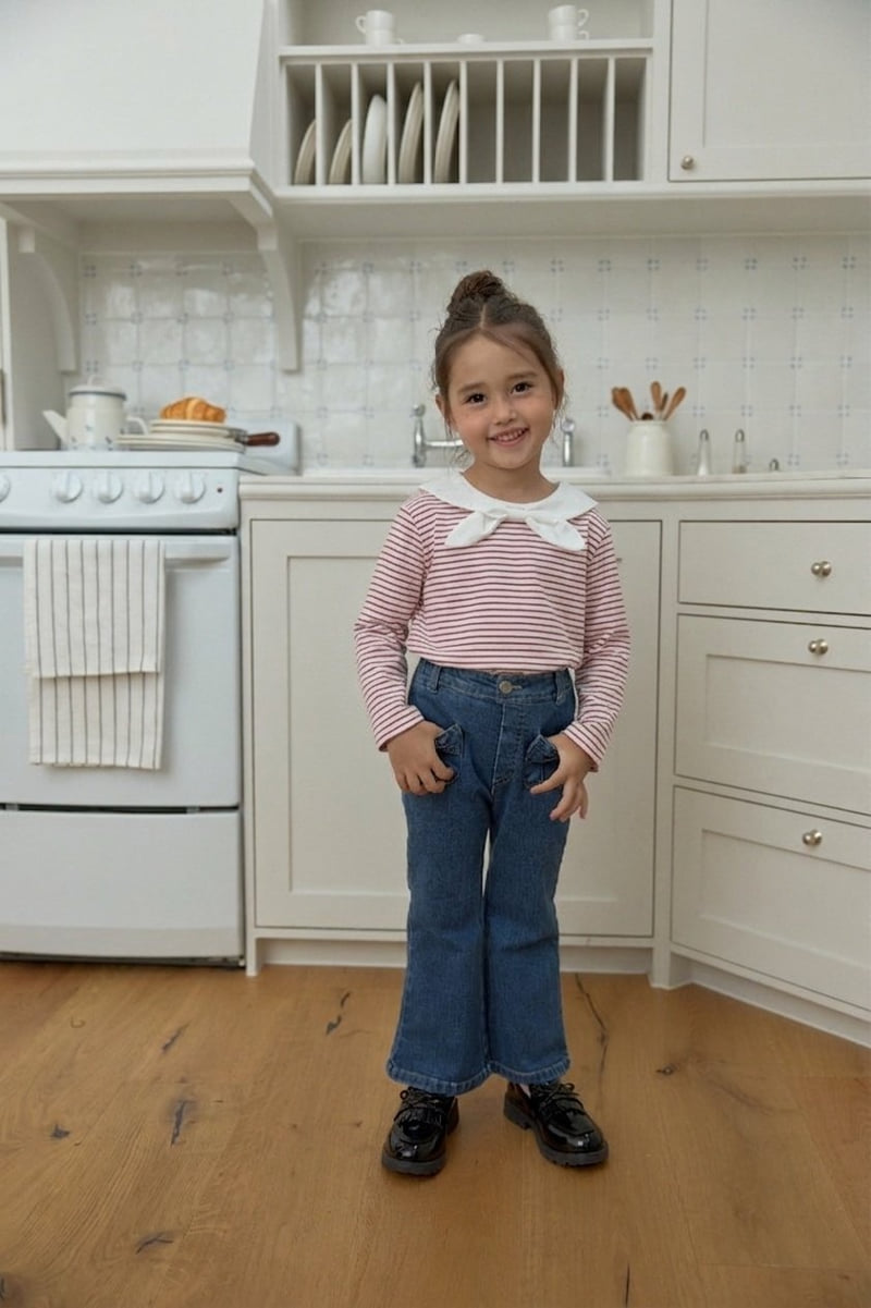 Dalla - Korean Children Fashion - #fashionkids - Sailor Ribbon Tee - 11