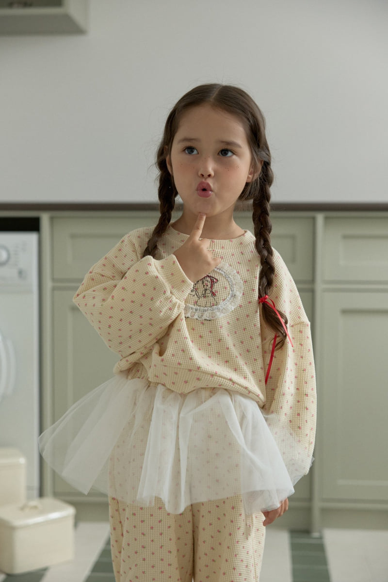 Dalla - Korean Children Fashion - #fashionkids - Shushu Waffle Set - 10
