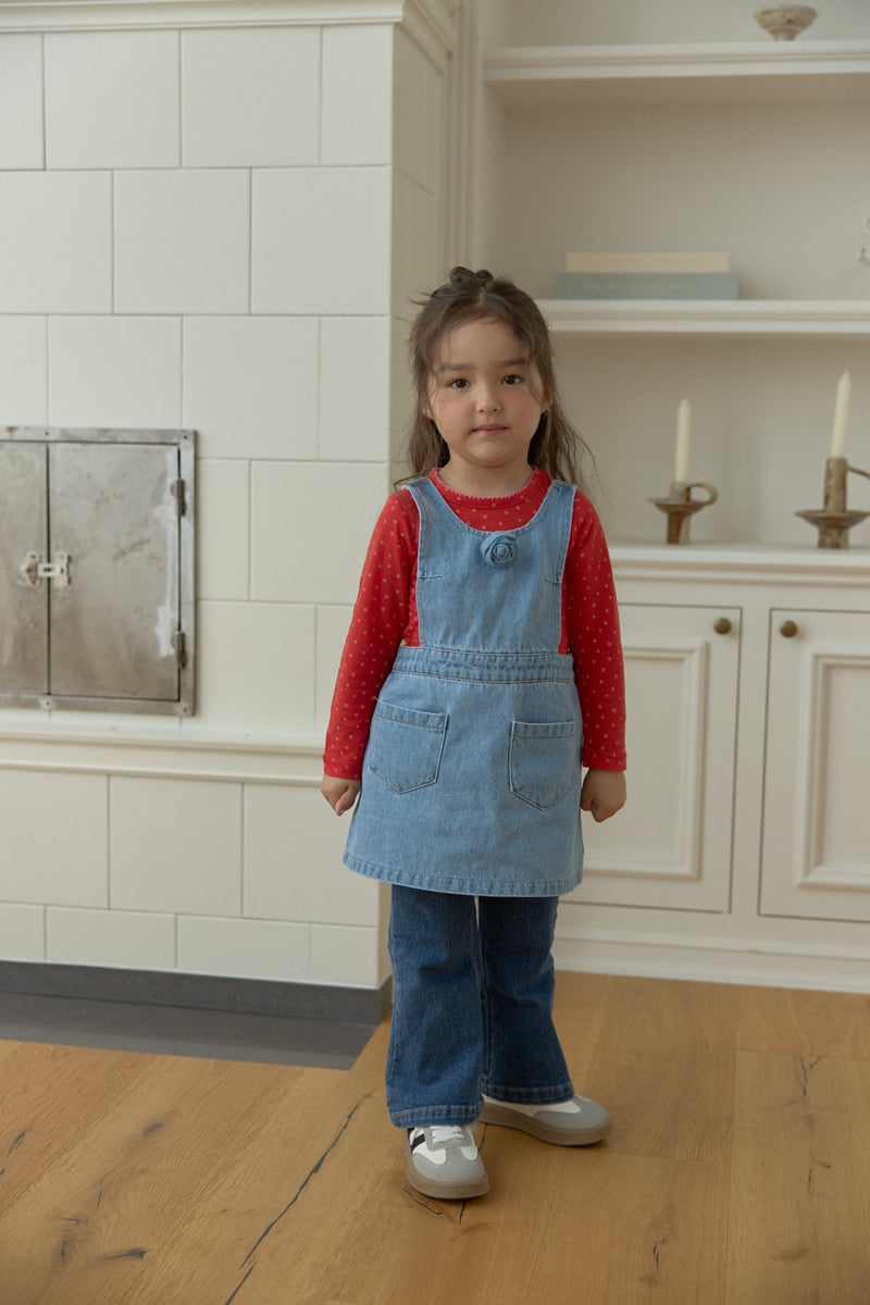 Dalla - Korean Children Fashion - #kidsshorts - Niji Flower Tee - 9