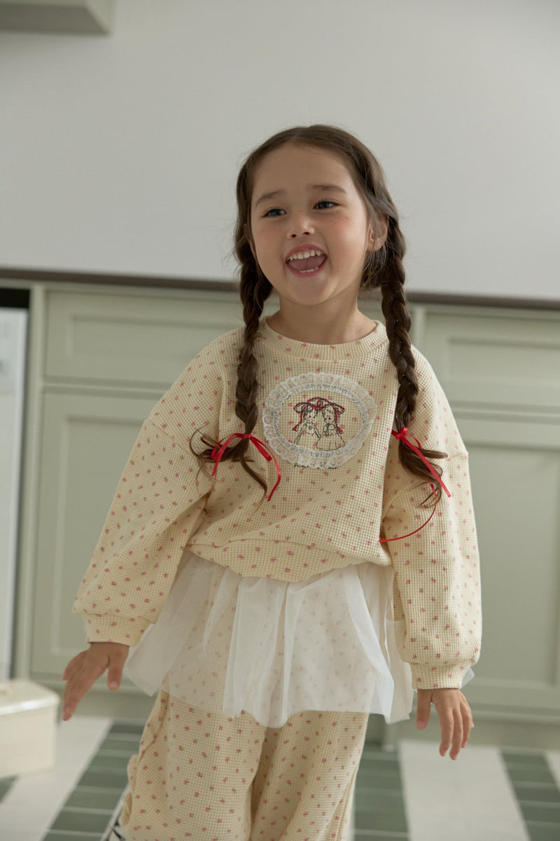 Dalla - Korean Children Fashion - #kidsshorts - Shushu Waffle Set - 11