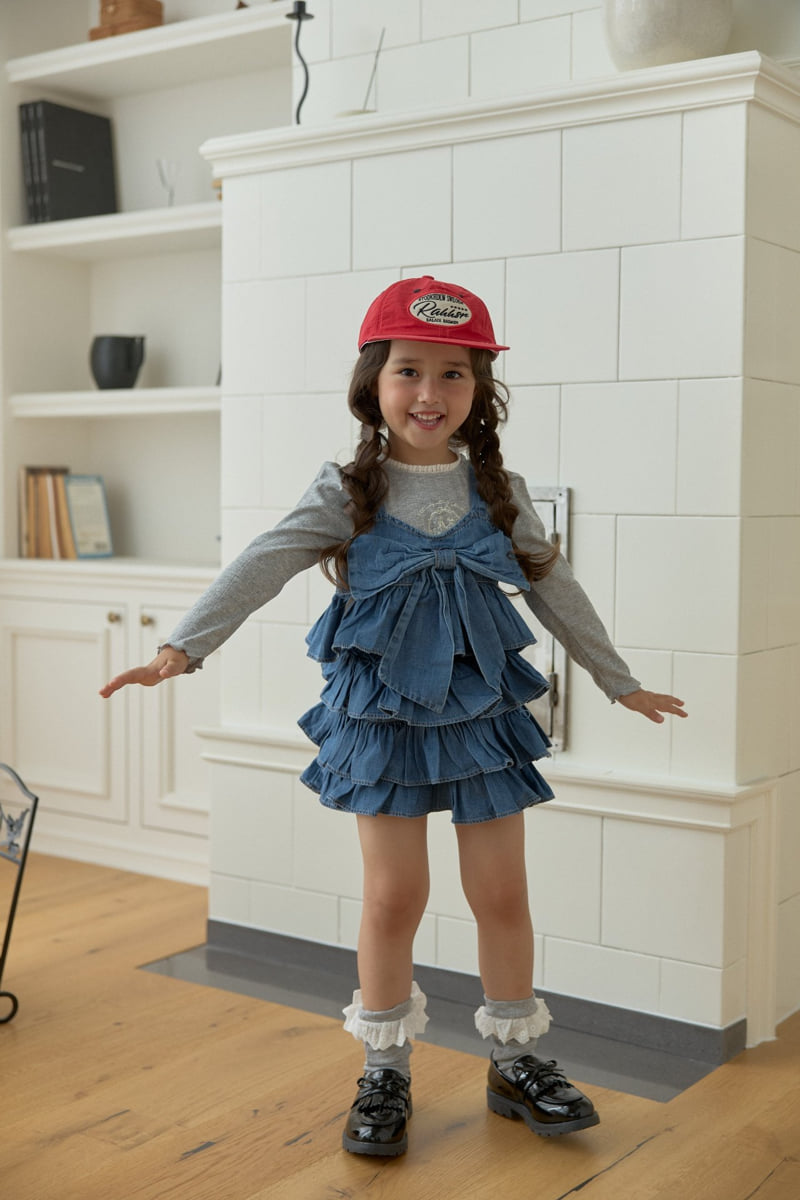 Dalla - Korean Children Fashion - #kidsshorts - Butterfly Bustier - 3