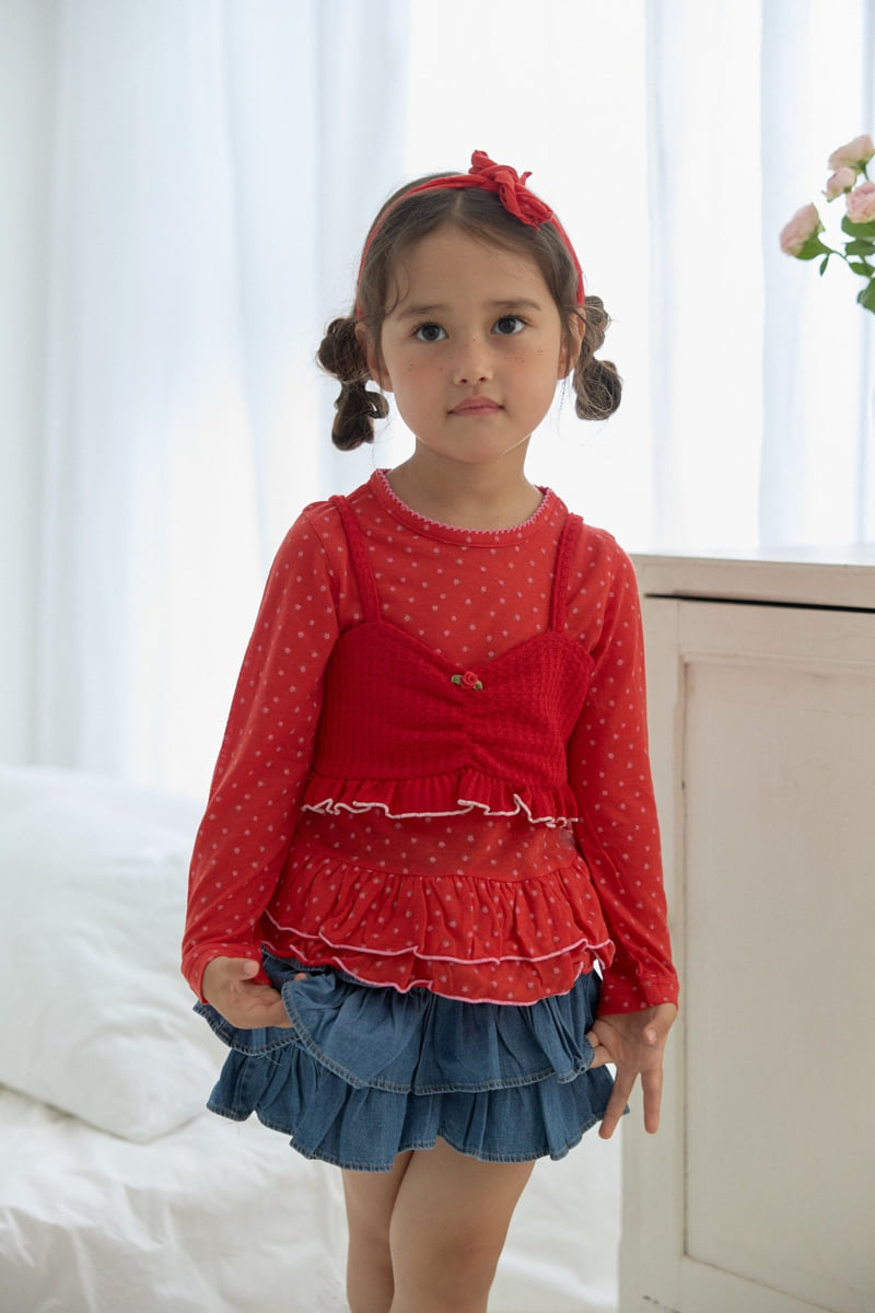 Dalla - Korean Children Fashion - #kidsstore - Niji Flower Tee - 10