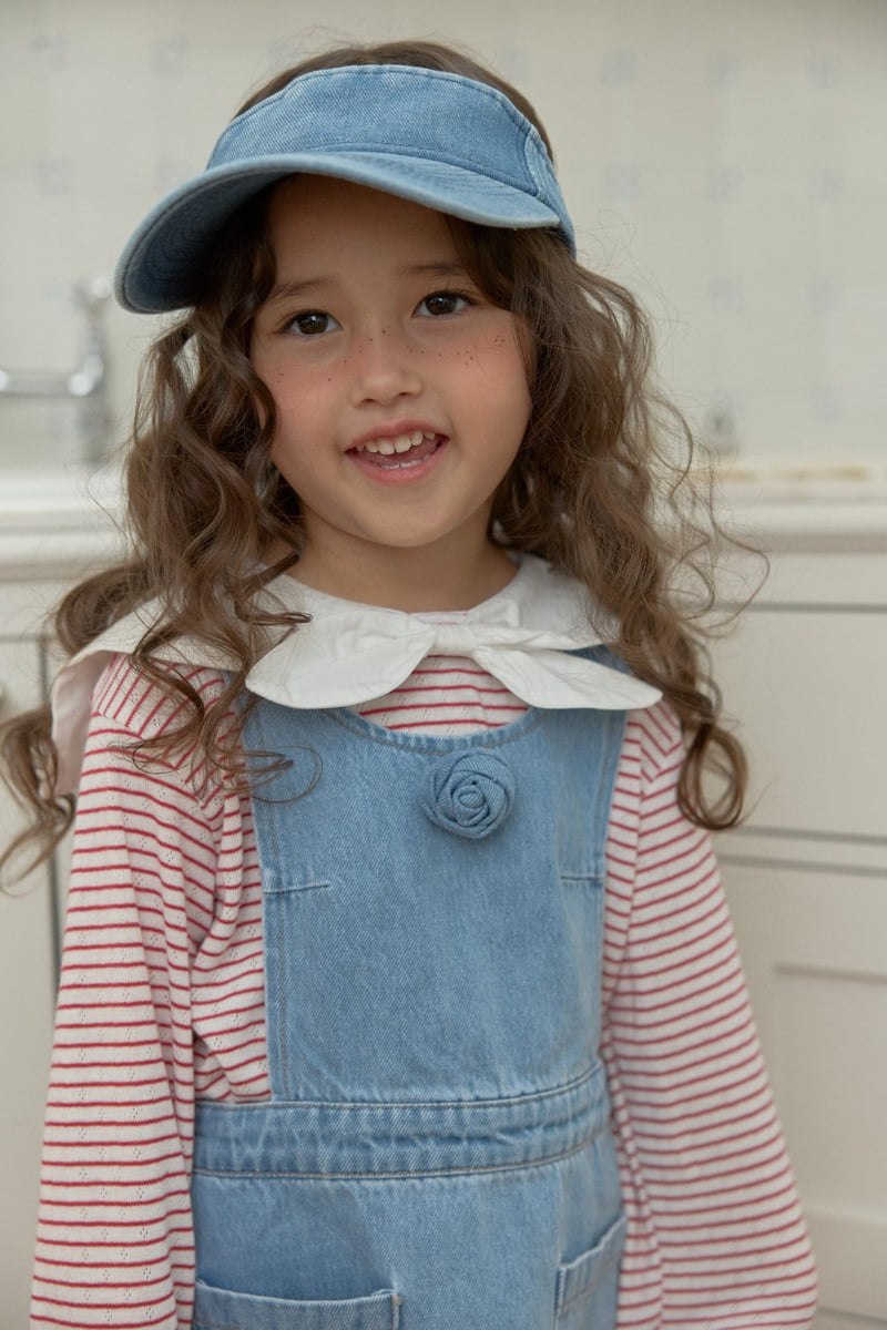 Dalla - Korean Children Fashion - #kidsstore - Apron Denim One-piece - 2