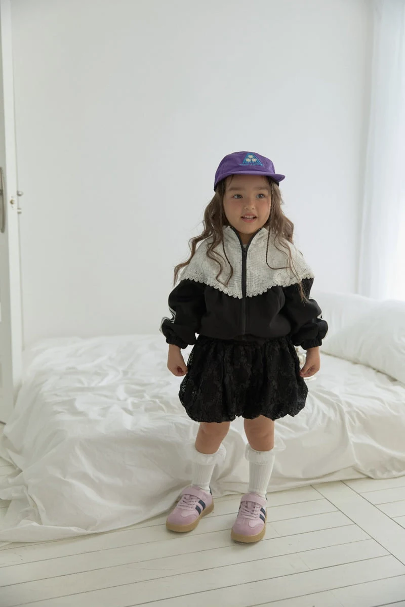 Dalla - Korean Children Fashion - #kidsstore - Lace Mix-Up Jumper - 6