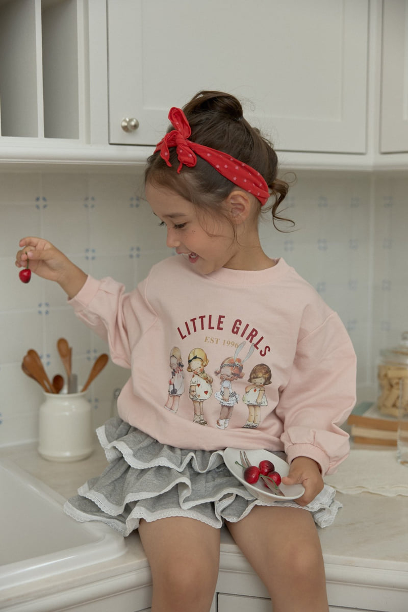 Dalla - Korean Children Fashion - #kidsstore - Little Girls Sweatshirt